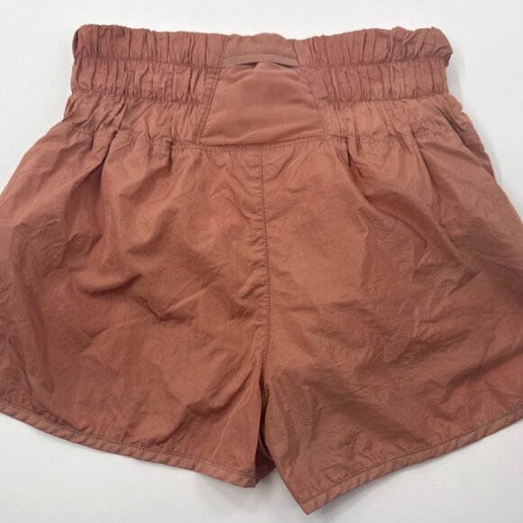 Free People Movement Shorts Womens Small Rust Orange Athletic The Way Home Lined - Picture 2 of 8
